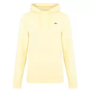 Image of Lacoste Basic Fleece Hoodie - Yellow