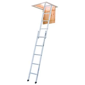 Image of Youngman Spacemaker 2 Section Aluminium Loft Ladder