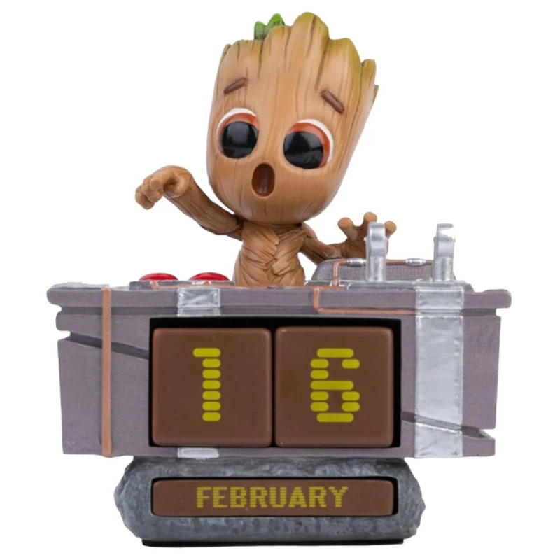 Image of Marvel Groot Death Button 3D Perpetual Calendar