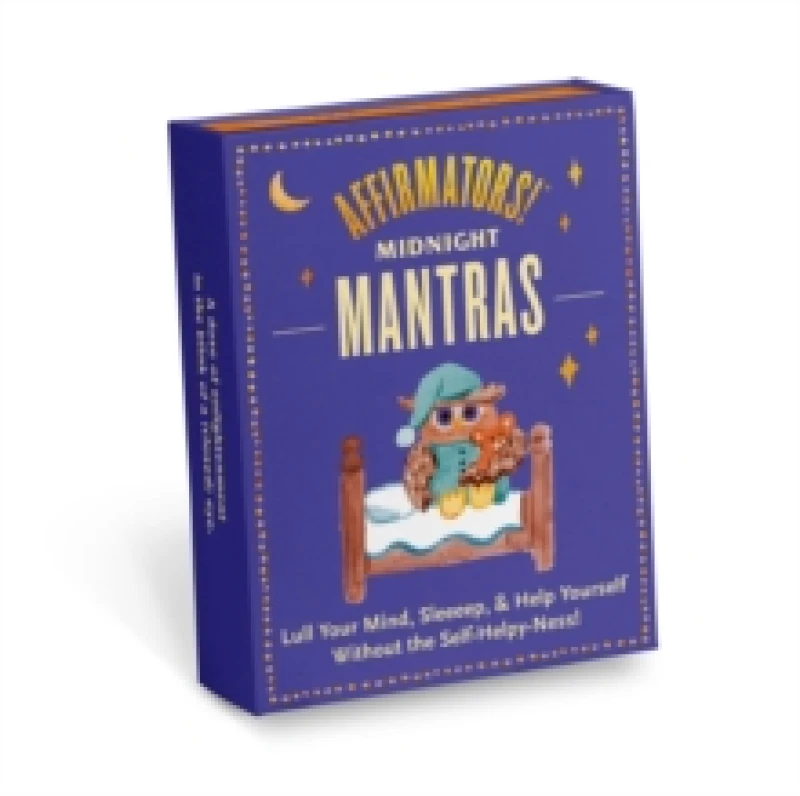Image of Knock Knock Affirmators! Mantras Midnight Affirmation Cards Deck Cards