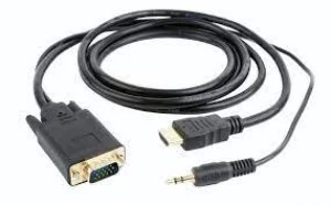 Image of Hdmi To Vga Audio Adapter Cable 1.8m