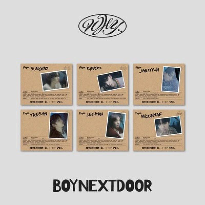 Image of BOYNEXTDOOR - WHY.. [compact Version - LETTER Ver.] CD Album - Used