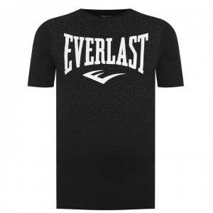 Image of Everlast Geo Print T Shirt Mens - Black