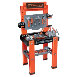 Image of Charles Bentley Smoby Black and Decker Diy Workbench 70+ Piece With Mobile Application