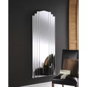 Image of Olivia's Armenia Bevelled Full Length Wall Mirror in Silver
