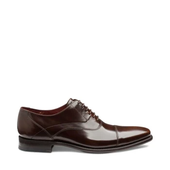 Image of Loake Sharp Toe Cap Shoes - Dark Brown