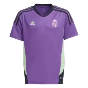 Image of adidas Real Madrid Condivo 22 Training Jersey Kids - Active Purple