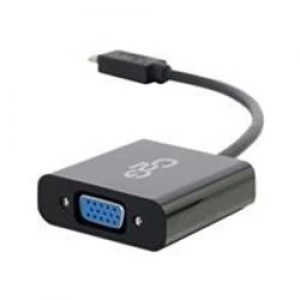 Image of C2G USB 3.1 USB C to VGA Adapter - Black