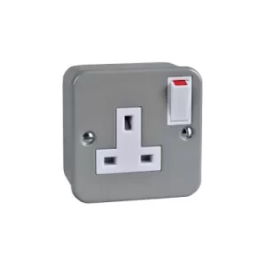 Image of Schneider Electric GMC131SS 13A Metal Clad Single Switched Socket