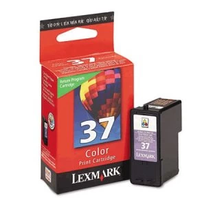 Image of Lexmark 37 Tri Colour Ink Cartridge