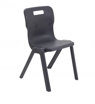 Image of Titan One Piece Chair Size 6 - 460mm Seat Height - Charcoal