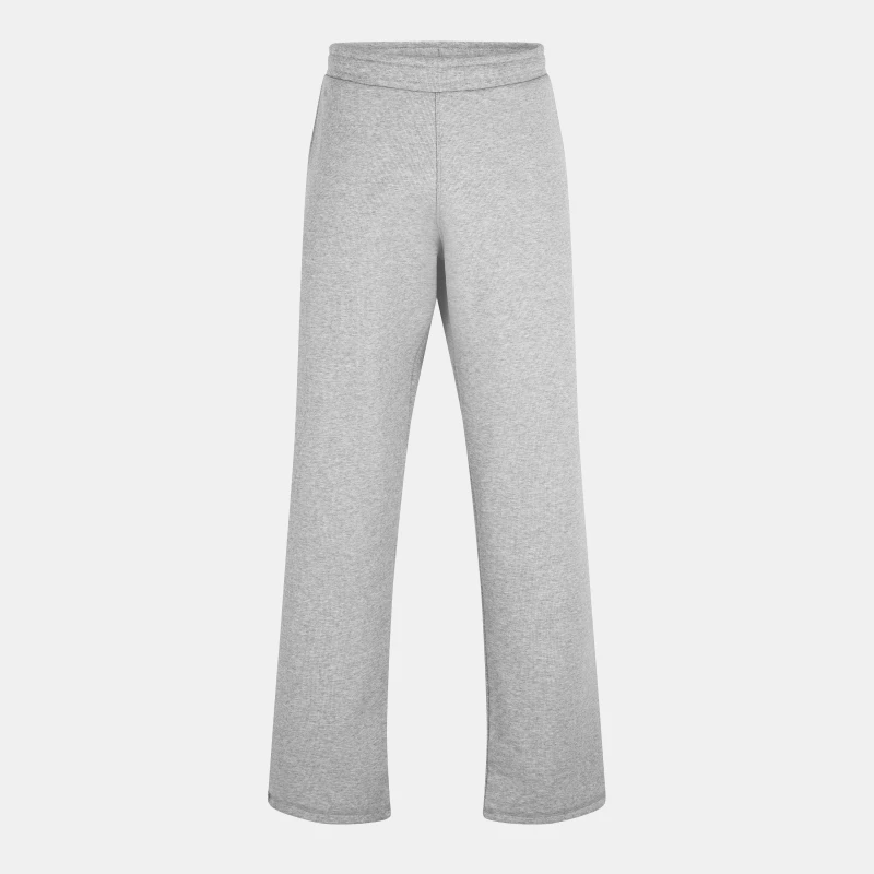 Image of Daily Paper Mens Mono Rib Open Hem Fleece Joggers Grey Melange male Medium