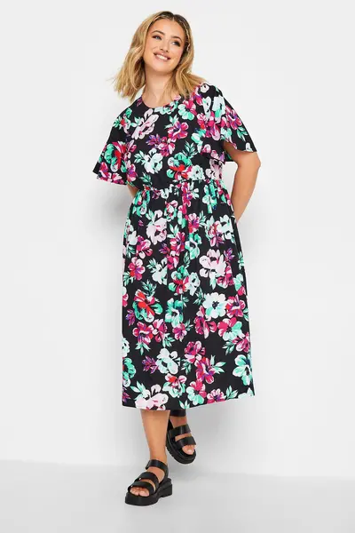 Image of Yours Tea Dress Black