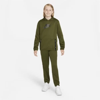 Image of Nike Sportswear Big Kids Tracksuit - Khaki/Black