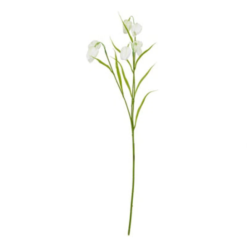 Image of Hill Interiors The Natural Garden Collection Fritillaria Stem Artificial Flower White (One Size)
