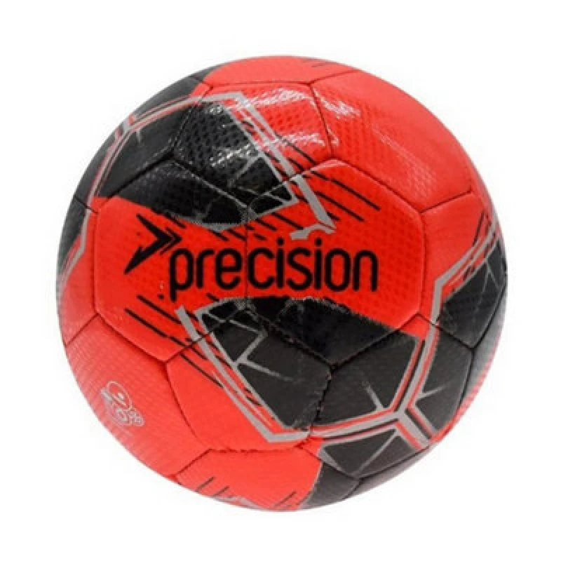Image of Precision Fusion 2024 Mini Training Ball Black/red/silver (2)