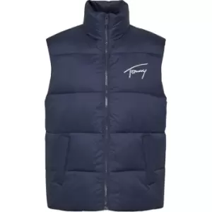 Image of Tommy Jeans Tjw Signature Modern Puffer Vest - Blue