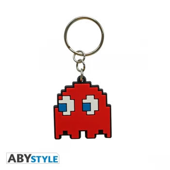 Image of Pac-Man - Ghost PVC Keyring