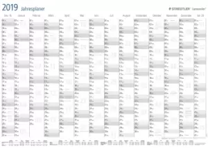 Image of Staedtler Lumocolor year planner 641 YP Black, White 2022