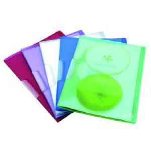 Image of Rapesco Eco PP Pivot Clip File A4 Assorted Pack of 5 1043