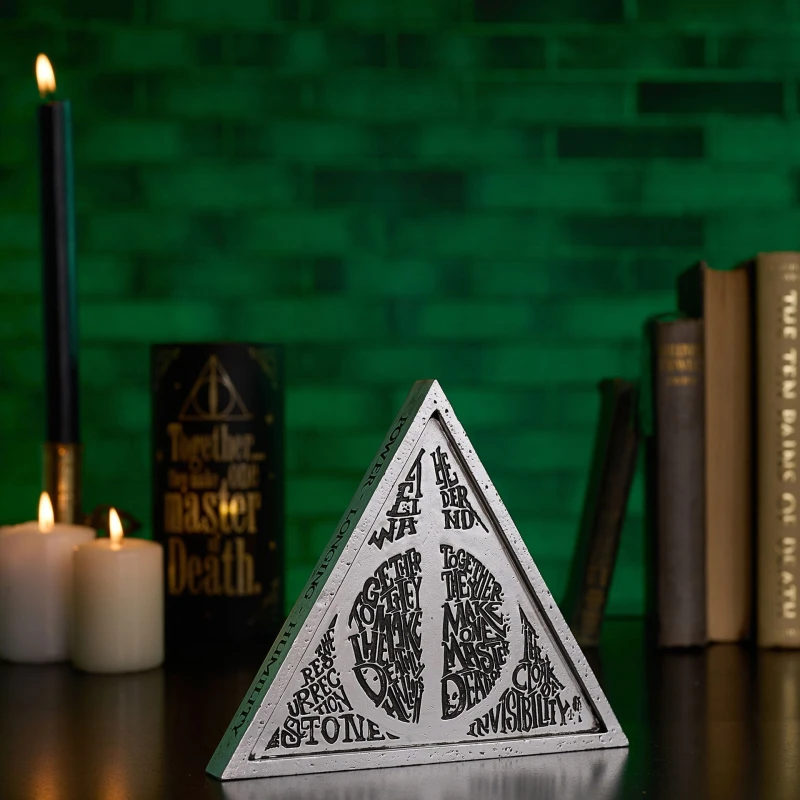 Image of Warner Bros Harry Potter Dark Arts Triangle - Deathly Hallows Silver unisex