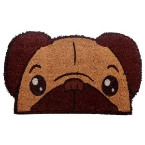 Image of Mopps Pug Coir Door Mat