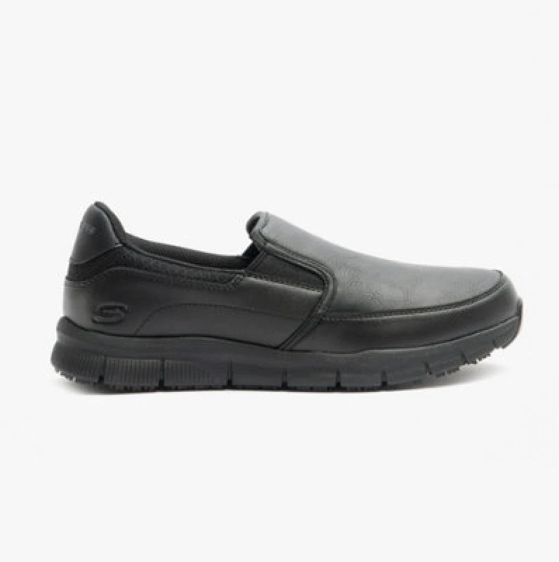 Image of Skechers Work Relaxed Fit: Nampa - Groton SR Black male 9.5 (44)