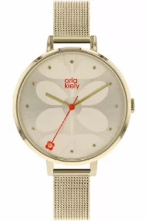 Image of Ladies Orla Kiely Ivy Mesh Watch OK4062