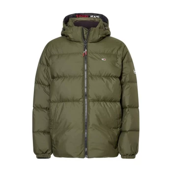 Image of Tommy Jeans Padded Down Jacket - Olive MRZ