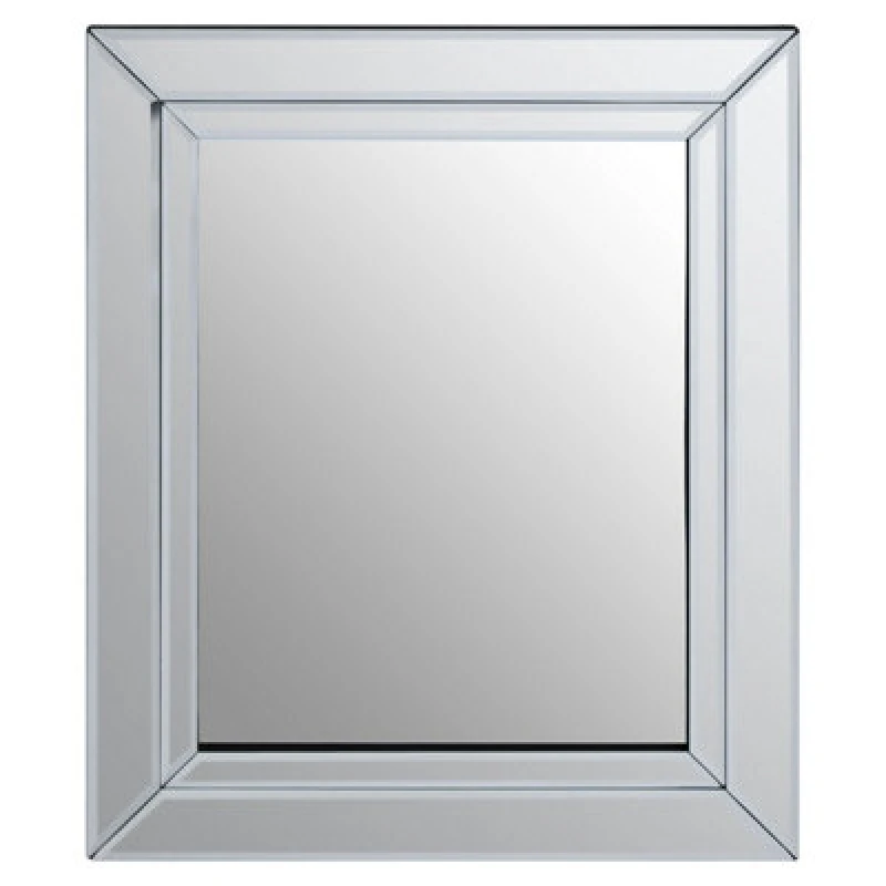 Image of Orsina Sana Small Square Bevelled Wall Mirror