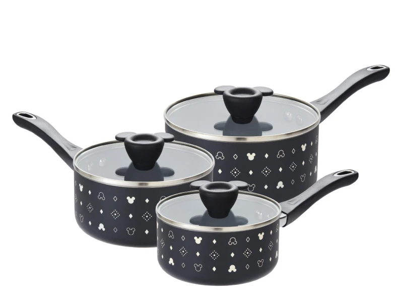 Image of Prestige Prestige X Disney Monochrome 3Pc Saucepan Set 67235