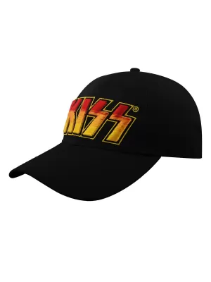 Image of KISS - Classic Logo Mens Baseball Cap - Black