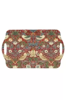 Image of Pimpernel Strawberry Thief Large Tray Red