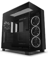 Image of NZXT H9 Elite Black Mid Tower Tempered Glass PC Gaming Case - Black