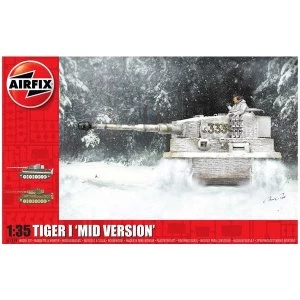 Image of Tiger-1 Mid Version 1:35 Tank Air Fix Model Kit
