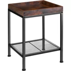 Image of Tectake - Bedside table Rochester - bedside table, side table, table - industrial dark - industrial dark