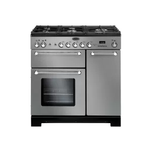 Image of Rangemaster KCH90NGFSSC 116770 KITCHENER 90cm Gas Range Cooker Stainless SteelChrome