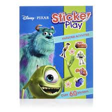 Image of Disney Pixar Sticker Play Activity Book Assorted