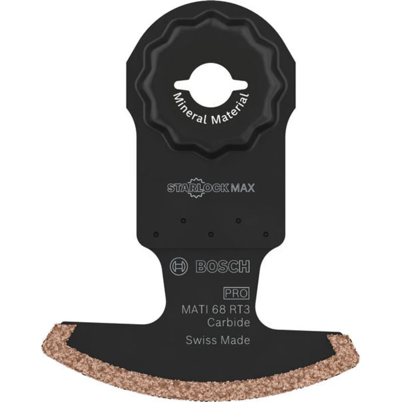 Image of Bosch PRO MATI 68 RT3 Starlock Max Oscillating Multi Tool Grout Blade 2608669144 Width: 68mm