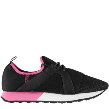 Image of Firetrap Getaria Ladies Trainers - Black