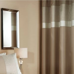 Image of Catherine Lansfield Embossed Rose Eyelet Curtains - H183 x Drop 167cm