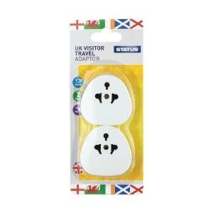 Image of Status UK Travel Adaptor Pack of 4