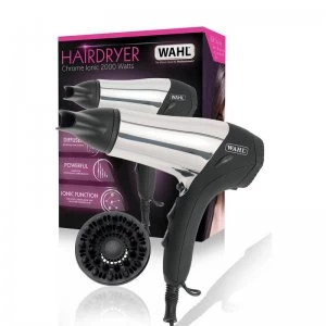 Image of Wahl Chrome Ionic 2883244 2000W Hair Dryer