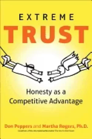 Image of extreme trust honesty as a competitive advantage