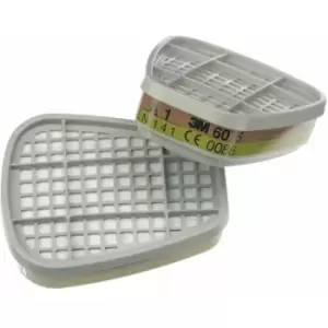 Image of 6075-A1 Gas and Vapour Cartridges/Filters (Pk-2) - 3M