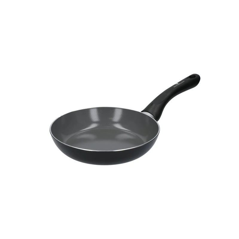 Image of Masterclass Can-to-Pan 20cm Ceramic Non-Stick Frying Pan, Recycled Aluminium Black