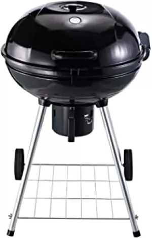 Image of Outsunny Portable Kettle Charcoal BBQ Grill Outdoor Barbecue Picnic Party Camping w/ Wheels