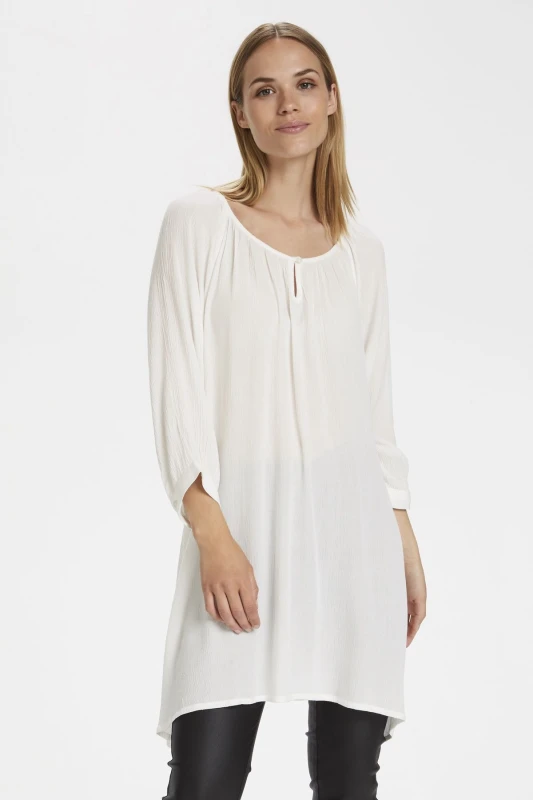 Image of Kaffe Womens tunic KAFFE Amber Blanc Female 38