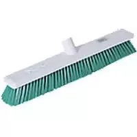 Image of Robert Scott Broom Head Green Bristles, White Stiff Head