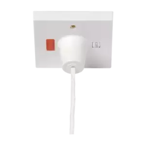 Image of Click Scolmore Essentials 45A Double Pole Pull Switch - PRW210